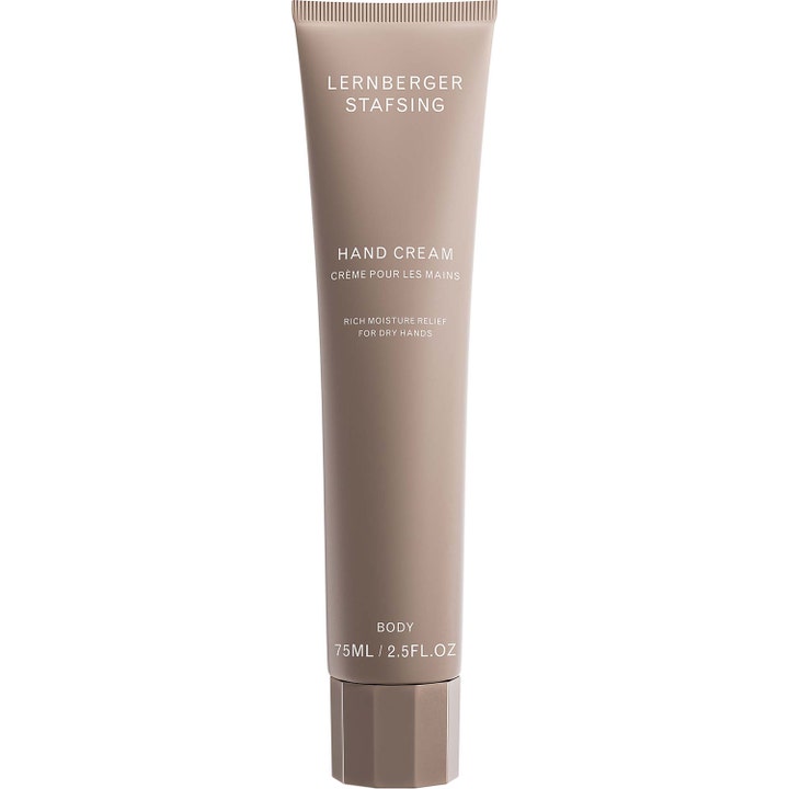 Lernberger Stafsing Hand Cream 75 ml fugtgivende håndcreme i en elegant beige tube med matchende låg
