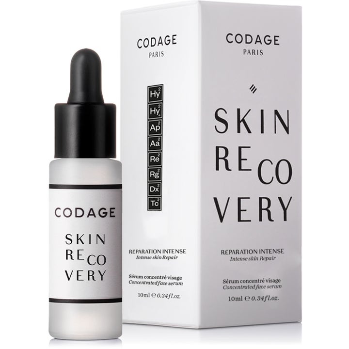 Codage Paris The Skin Recovery Serum 10 ml reparerende ansigtsserum i frostet glasflaske med hvid æske