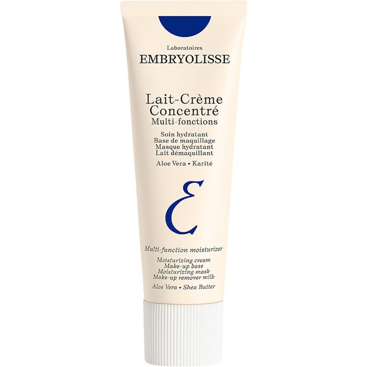 Embryolisse Lait-Crème Concentré fugtgivende ansigtscrème med sheasmør i en beige tube med hvidt låg.