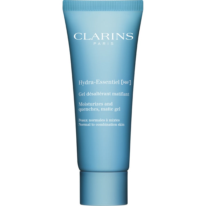 Clarins Hydra-Essentiel [HA2] Matte Gel mattidørende ansigtsgel i lyseblå tube der giver intens fugt.