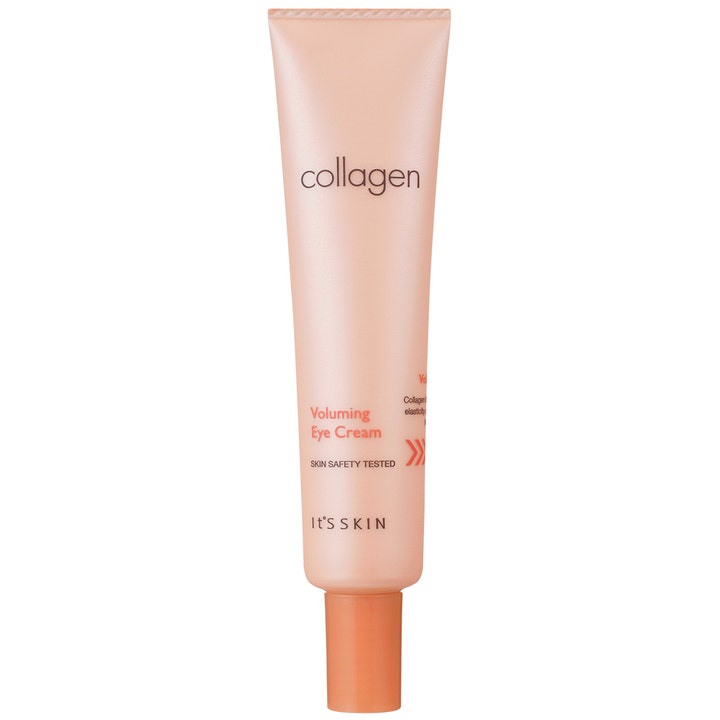 It's SKIN Collagen Voluming Eye Cream 25 ml øjencreme der giver elasticitet i en ferskenfarvet tube med orange låg