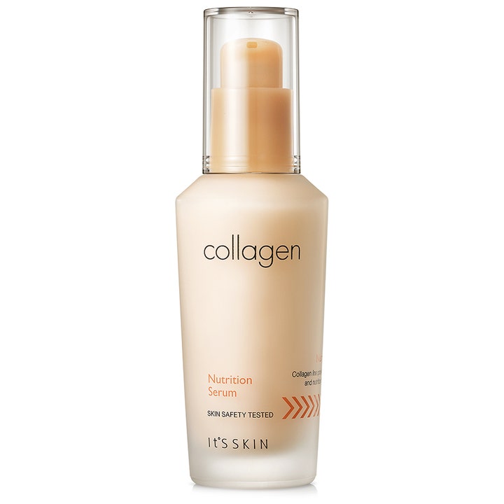 It'S SKIN Collagen Nutrition Serum 40ml opstrammende serum i ferskenfarvet frostet glasflaske med pumpe