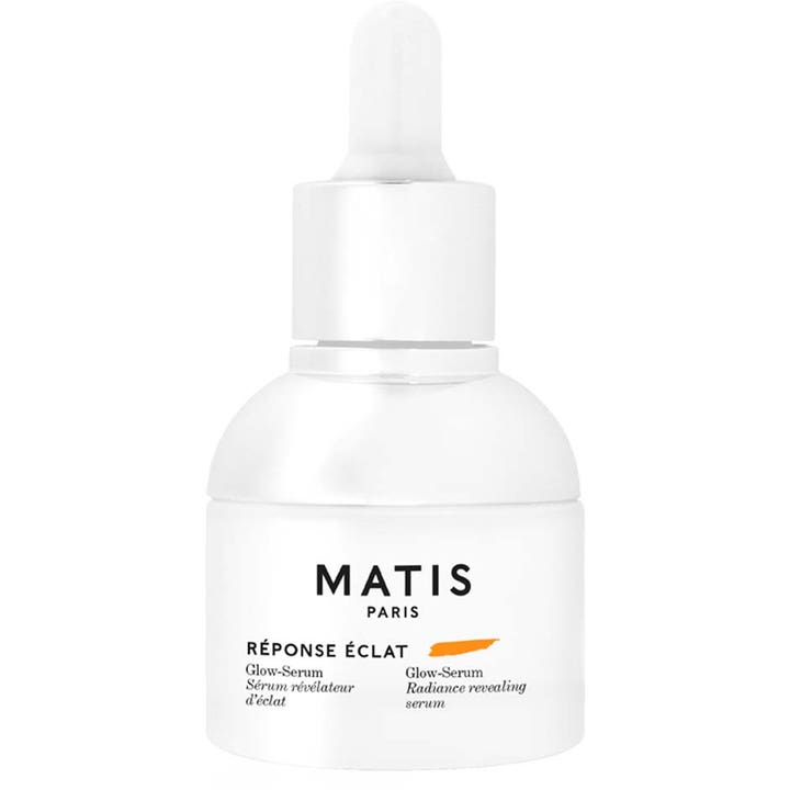 Matis Réponse Éclat Glow-Serum 30 ml ansigtsserum for strålende hud i hvid glasflaske med hvid pipette