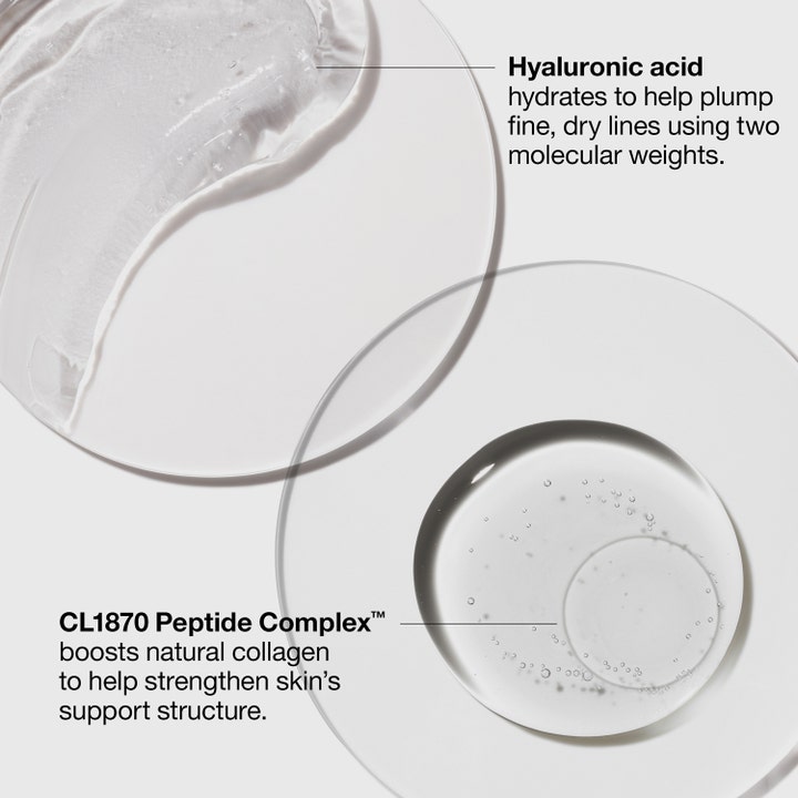 Clinique Smart Clinical Repair Serum 50 ml mod rynker med hyaluronsyre og peptider i en klar og let tekstur.