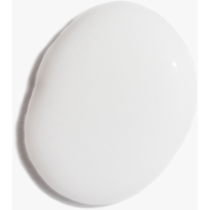 Niche Beauty Lab Theramid Derma-Peptides 35% 30 ml serum viser en dråbe af den hvide cremede og plejende tekstur.