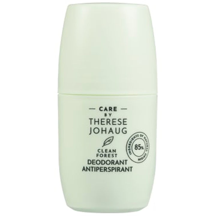 Care by Therese Johaug Clean Forest Deodorant Antiperspirant giver friskhed i en mat lysegrøn roll-on flaske