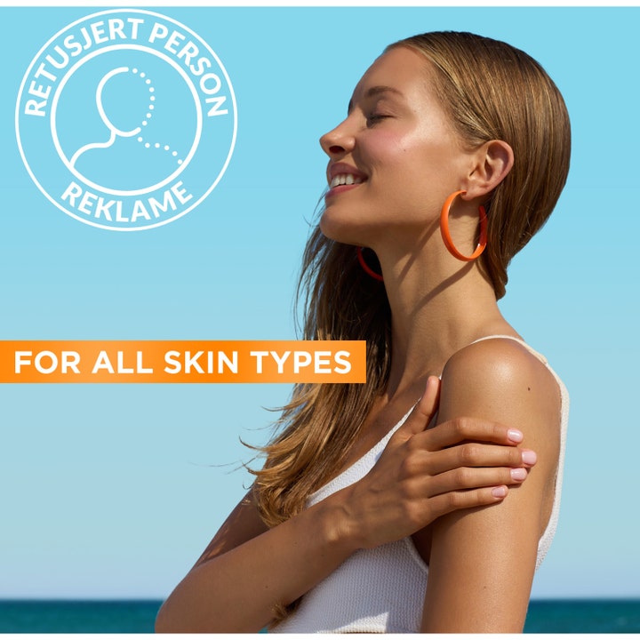 Garnier Ambre Solaire Hydra 24H Protect 175 ml fugtgivende solcreme SPF 30 giver glød til alle hudtyper