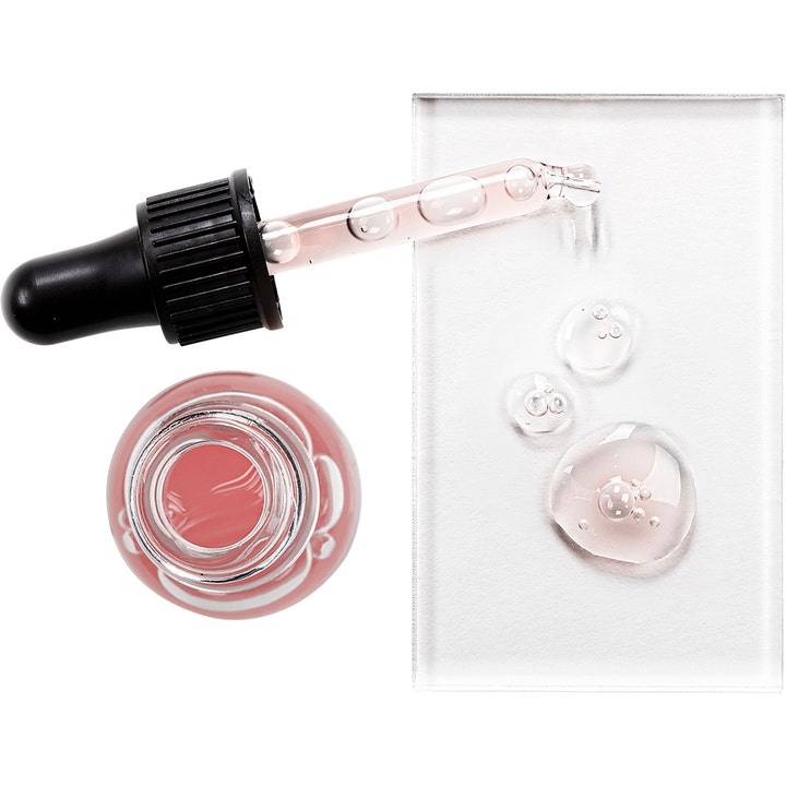 Avant Skincare Rose Radiance Hyaluronic Eye Serum 15 ml øjenserum mod rynker med lyserød gel og pipette