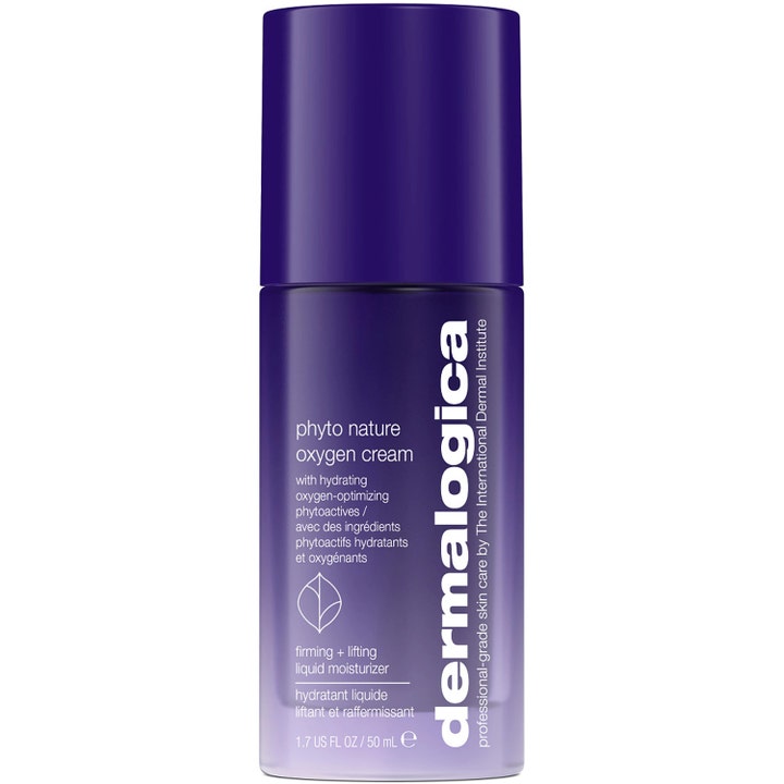 Dermalogica Phyto Nature Oxygen Cream 50 ml opstrammende ansigtscreme i lilla pumpeflaske der giver fugt