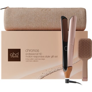 ghd Chronos Hair Straightener - Festive Gift Set in Cashmere Beige
