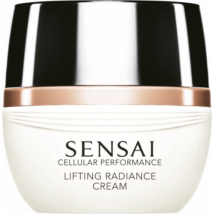 Sensai Cellular Performance Lifting Radiance Cream 40 ml ansigtscreme i hvid krukke med sort og guld låg