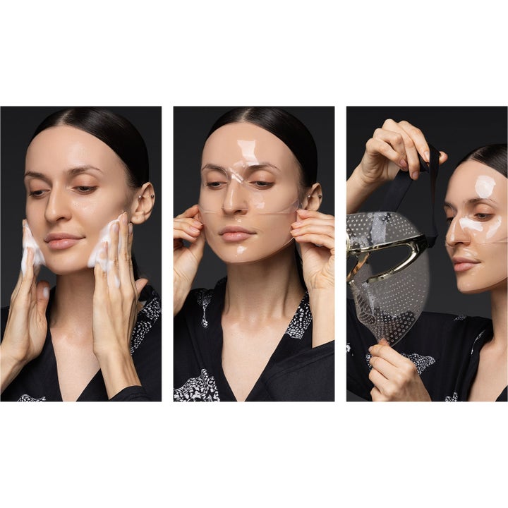 FAQ Swiss FAQ Glass Skin Collagen Face Mask 5 stk trin-for-trin guide til påføring af ansigtsmaske