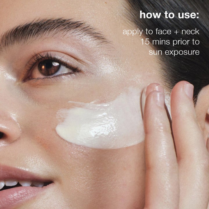Dermalogica Biolumin-C SPF50 Duo 100 ml glødgivende ansigtscreme der påføres huden før soleksponering