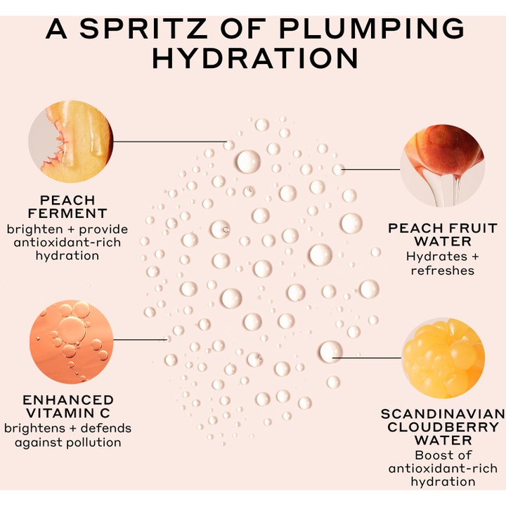 Ole Henriksen Truth Peach Glow Mist 80 ml face mist med oplysende fersken og C-vitamin og multebær