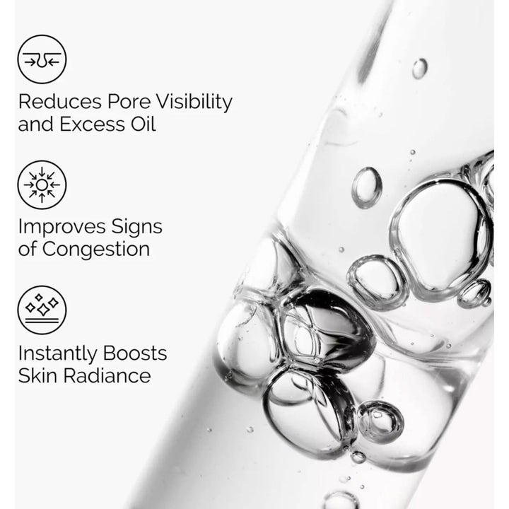 The Ordinary Skin Perfecting Set hudpleje med klar serumtekstur der giver glød og mindsker synlige porer.