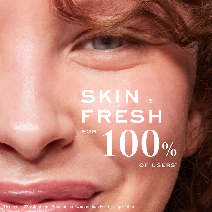 Nuxe Very Rose Refreshing Tonic Lotion 200 ml ansigtsvand giver frisk hud vist med teksten Skin is fresh for 100% of users
