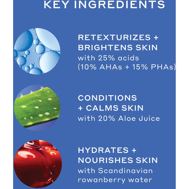 Ole Henriksen Dewtopia 25% Acid Flash Facial 50 ml serum med aloe juice og AHA der fornyer huden