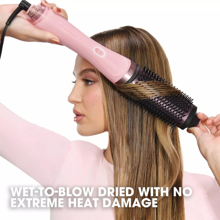 Duet Blowdry Limited Edition Hair Dryer Brush in Dusted Pink