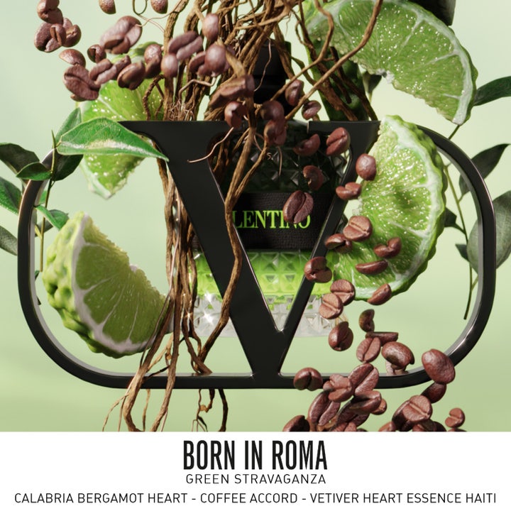 Valentino Born In Roma Uomo Green Stravaganza EdT 50 ml herreparfume med kaffebønner og frisk bergamotte