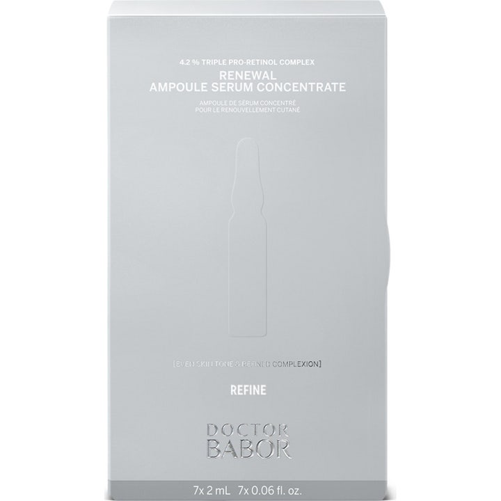 Babor DOCTOR BABOR Renewal Ampoule Serum Concentrate 14 ml fornyende retinol serum i syv hvide ampuller i grå æske