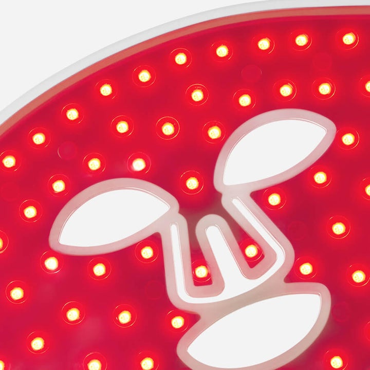 Currentbody Skin LED Light Therapy Face Mask Series 1 anti-ageing med lysende røde LED-lys på indersiden
