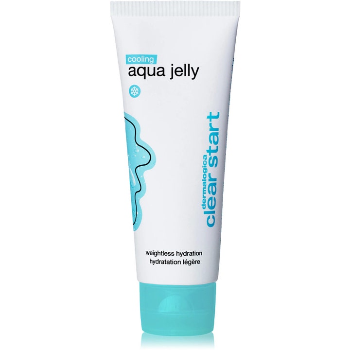 Dermalogica Clear Start Cooling Aqua Jelly 59ml kølende ansigtsgel der giver fugt i en hvid tube med turkis låg