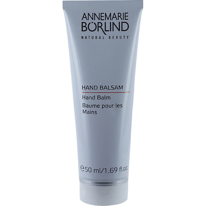 Annemarie Börlind Hand Balsam 50 ml blødgørende håndcreme i lyseblå plasttube med hvidt låg