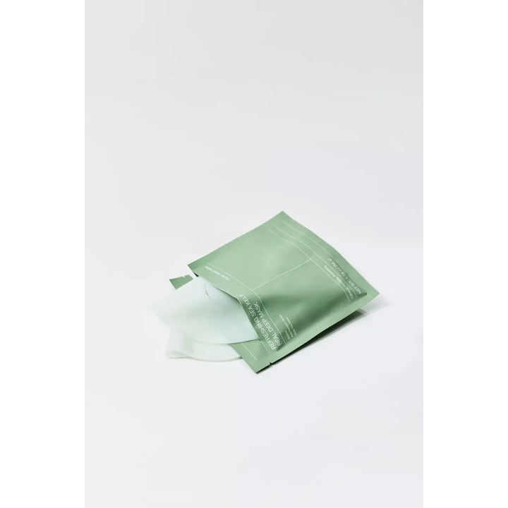 Biodance Refreshing Sea Kelp Real Deep Mask 34 g beroligende ansigtsmaske i grøn pose med hvid sheet mask