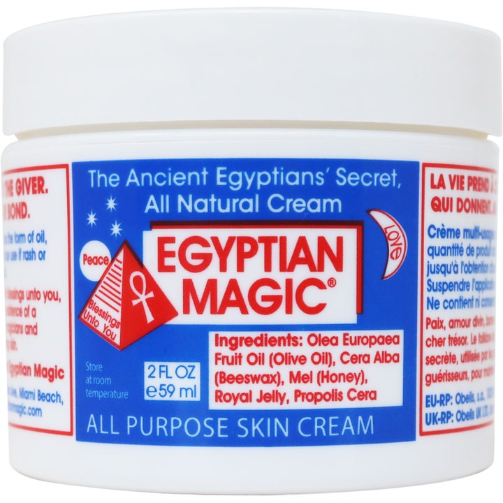 Egyptian Magic All Purpose Skin Cream 59 ml nærende altmuligcreme i hvid krukke med ikonisk blå og rød etiket