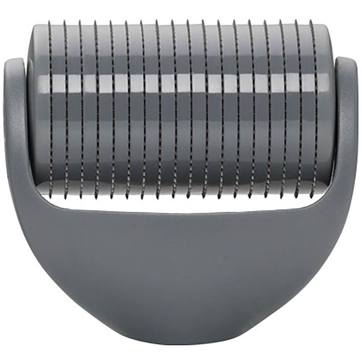 Ame Pure CIT Face Roller 0,5 mm hudplejeværktøj stimulerer huden med grå nålerulle i ergonomisk plastikhåndtag