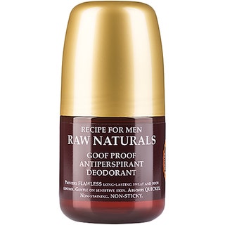 Raw Naturals by Recipe for Men Goof Proof Antiperspirant Deodorant