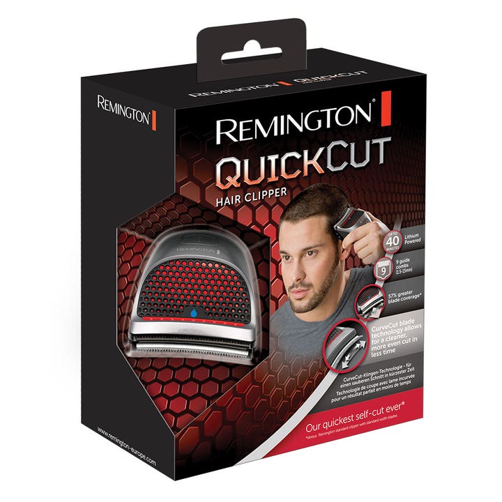 Remington QuickCut Hairclipper HC4250 1 stk hårtrimmer i sort emballage med CurveCut teknologi