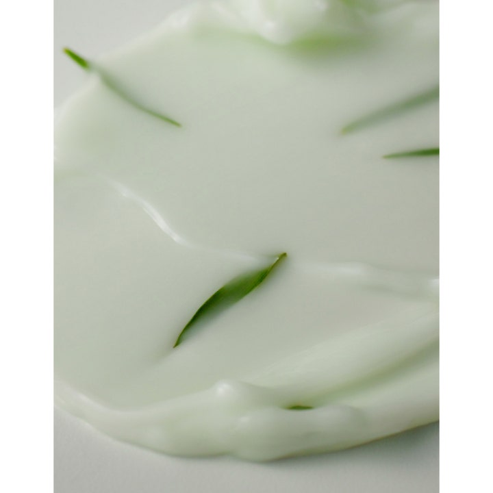 Some By Mi Aha-Bha-Pha 30 Days Miracle Cream 60 g ansigtscreme med en let lysegrøn cremetekstur og grønne blade.