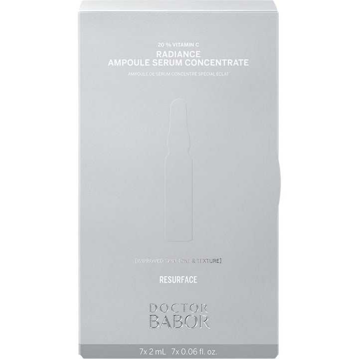 Babor DOC Radiance Ampoule 14 ml glødgivende serum i en enkelt glasampul med orange Vitamin C