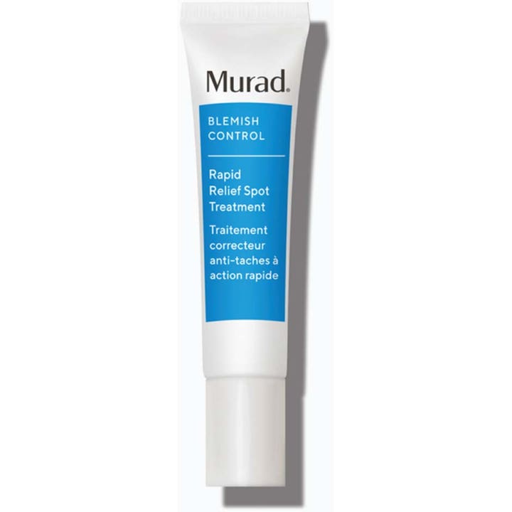 Murad Rapid Relief Spot Treatment 15 ml mod urenheder er en målrettet gel i hvid tube med blå detaljer