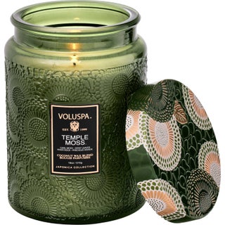 Voluspa Large Jar Candle Temple Moss (100 H)