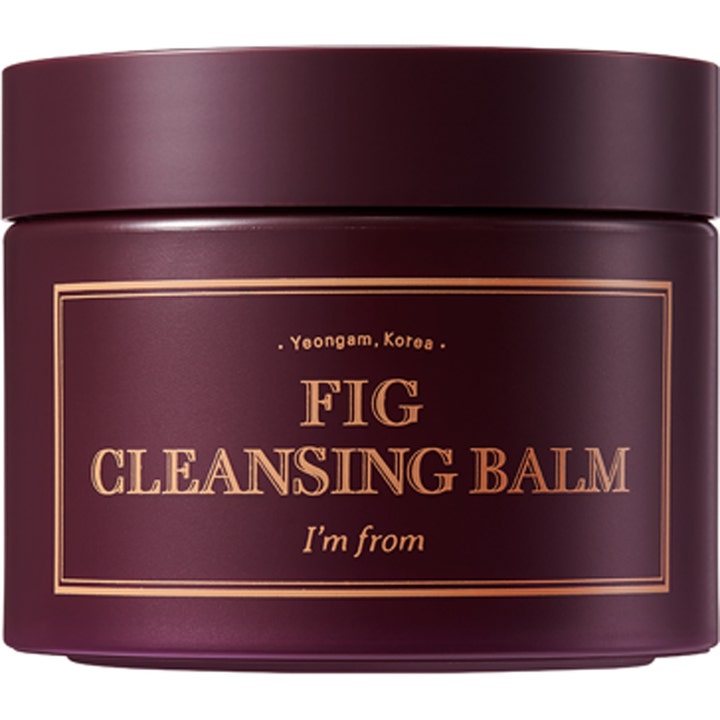I'm from Fig Cleansing Balm 100ml dybderensende ansigtsrens i en mørkelilla krukke med guldskrift