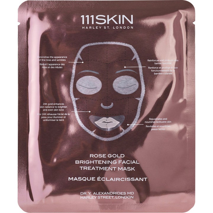 Rose Gold Brightening Facial Treatment Mask Boxed Nano Free