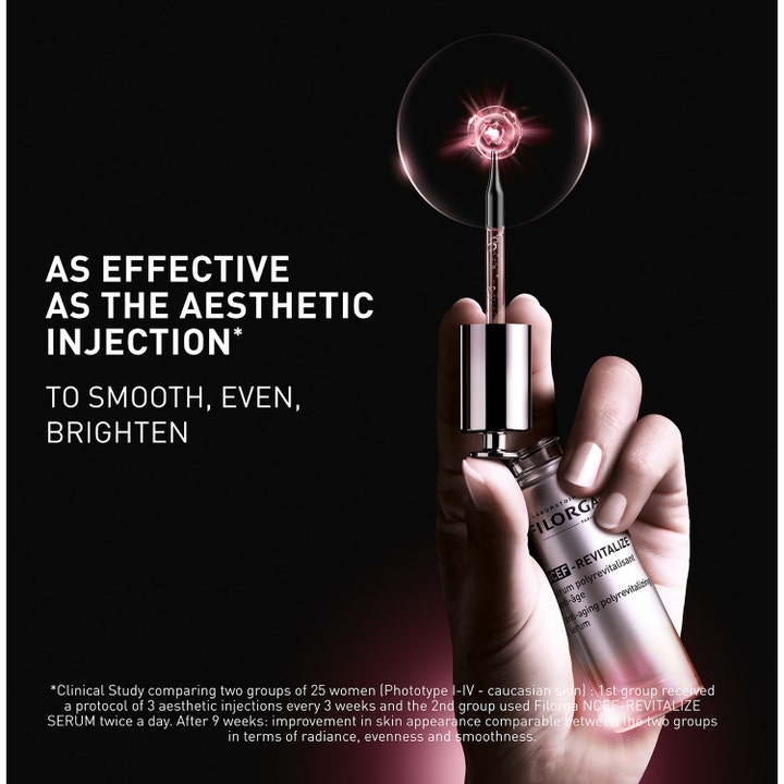 Filorga NCEF-Revitalize Serum 30 ml revitaliserende ansigtsserum i glasflaske med pipette for glød og jævn hud
