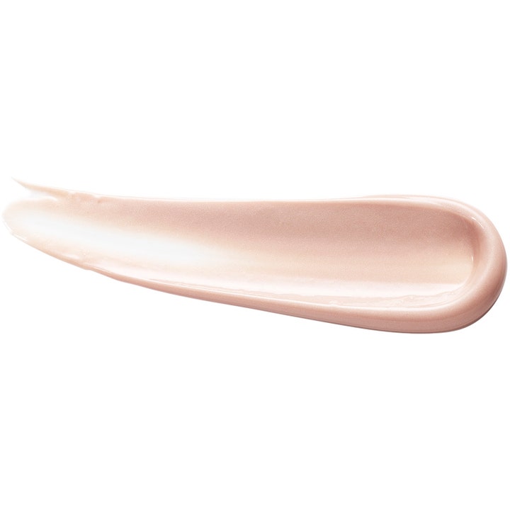 Origins GinZing Brightening Eye Cream Cool Shade 15 ml øjencreme mod mørke rande i en lyserød cremet tekstur