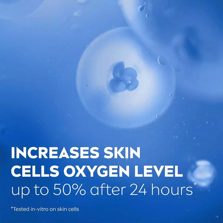NIVEA Body Serum Lotion Q10 200 ml med opstrammende effekt viser celler og øger hudens iltniveau