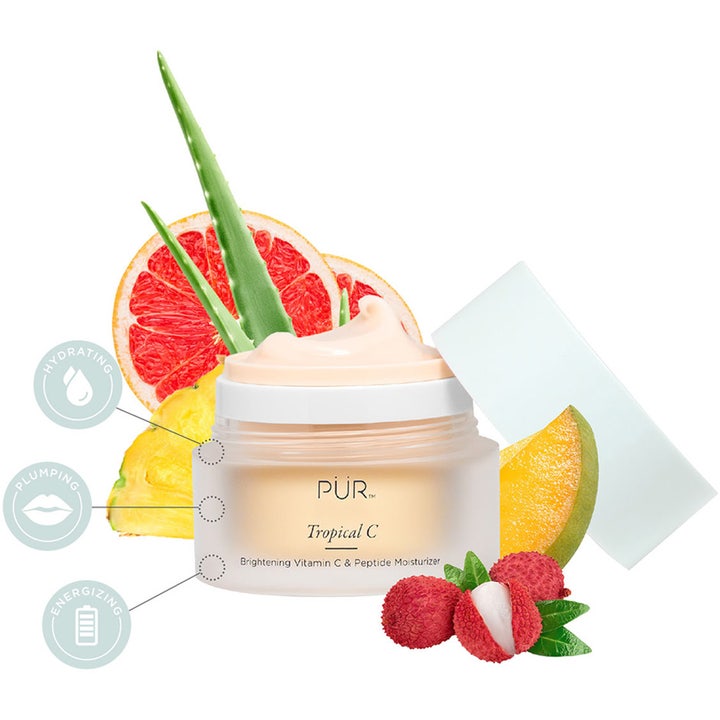 PÜR Tropical C Brightening Vitamin C & Peptide Moisturizer 50 ml ansigtscreme med lychee og aloe vera