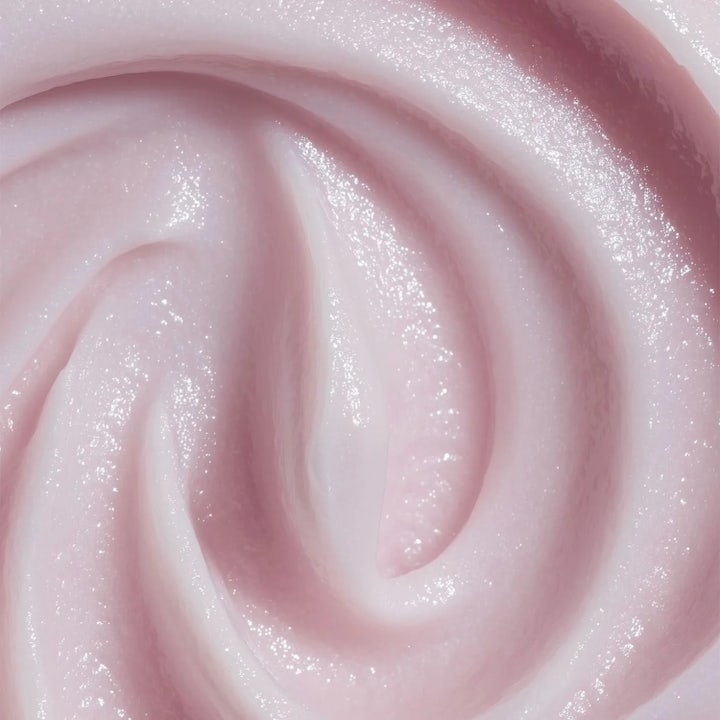 MANTLE The Miracle Mask 75 ml ansigtsmaske der giver glød med en cremet lyserød tekstur og fint glimmer