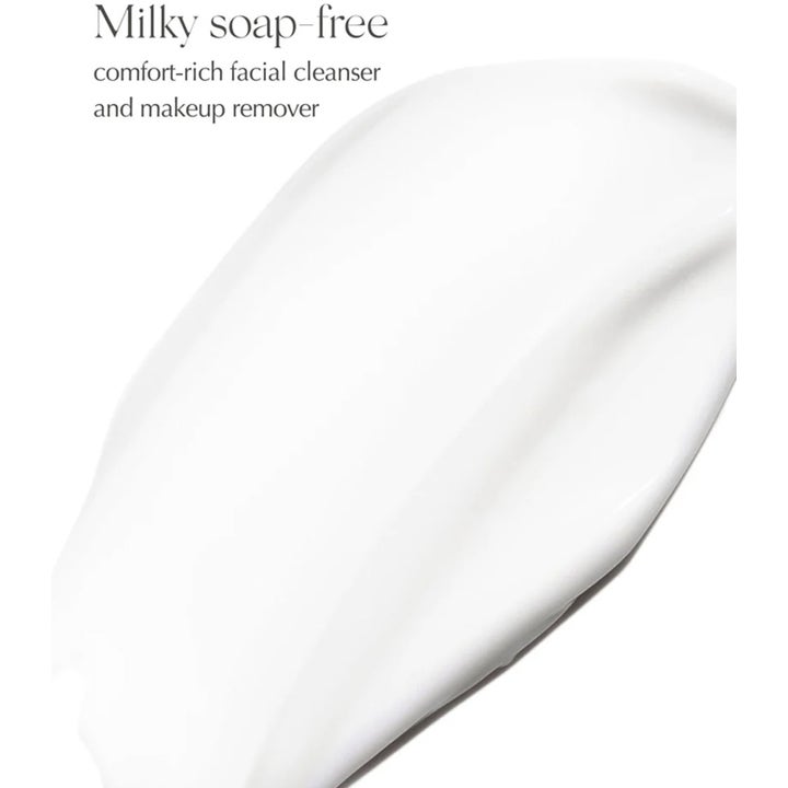 Exuviance Gentle Cream Cleanser 212 ml ansigtsrens viser en cremet hvid tekstur der er milky og soap-free