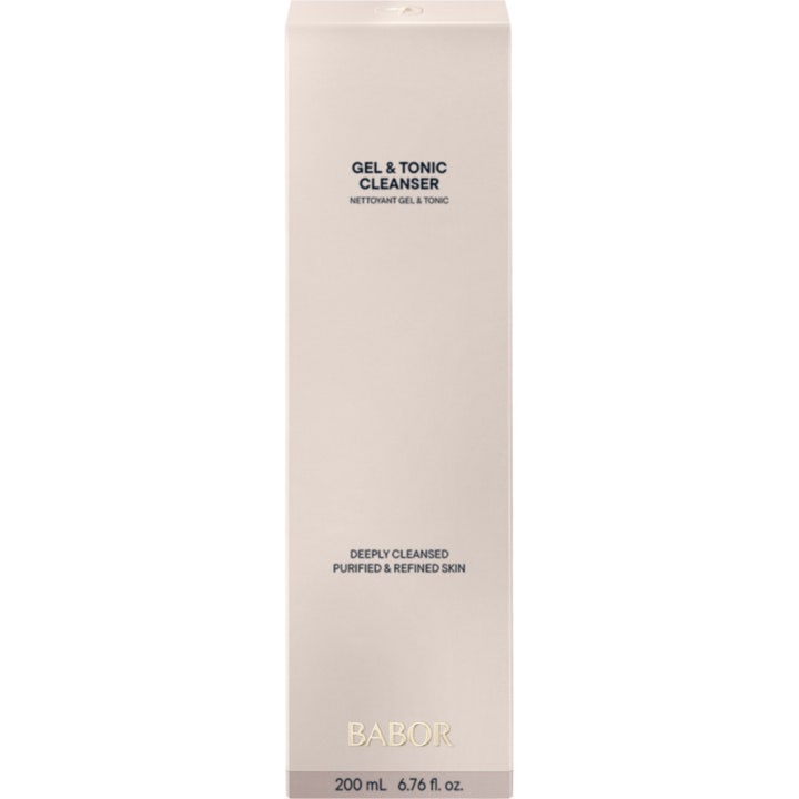 Babor Gel & Tonic Cleanser 200 ml ansigtsrengøring for en forfinet hud i beige minimalistisk emballage