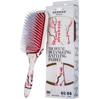 Denman Deluxe D38 Power Paddle Brush Cherry Blossom
