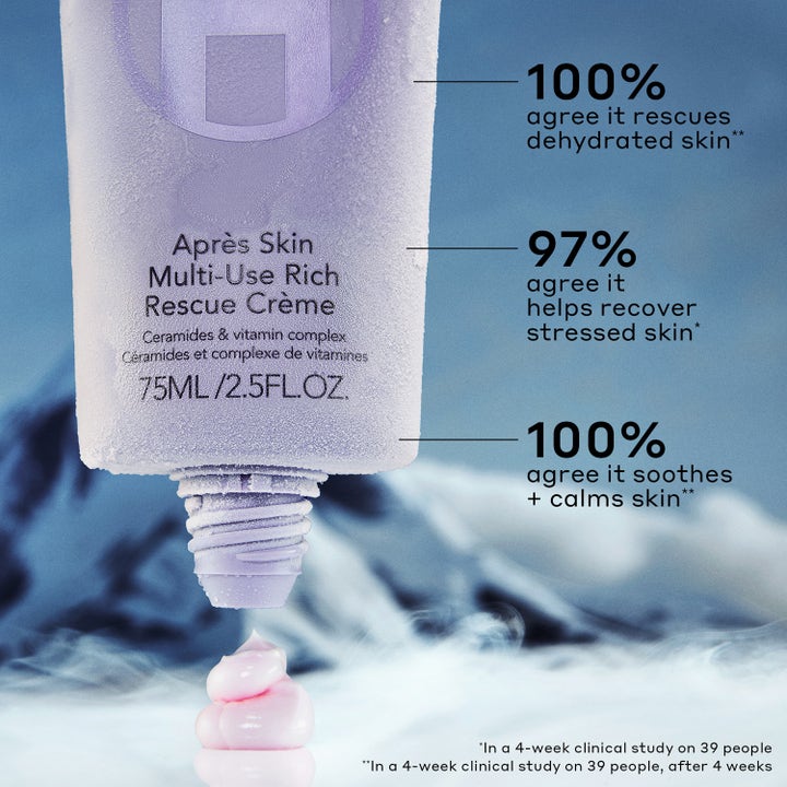 Ole Henriksen Strength Aprés-Skin 75 ml ansigtscreme med lyserød creme og kliniske testresultater