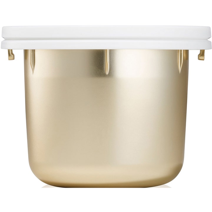 Shiseido Vital Perfection Uplifting and Firming Cream 50 ml opstrammende ansigtscreme som guld-refillkapsel med hvid kant
