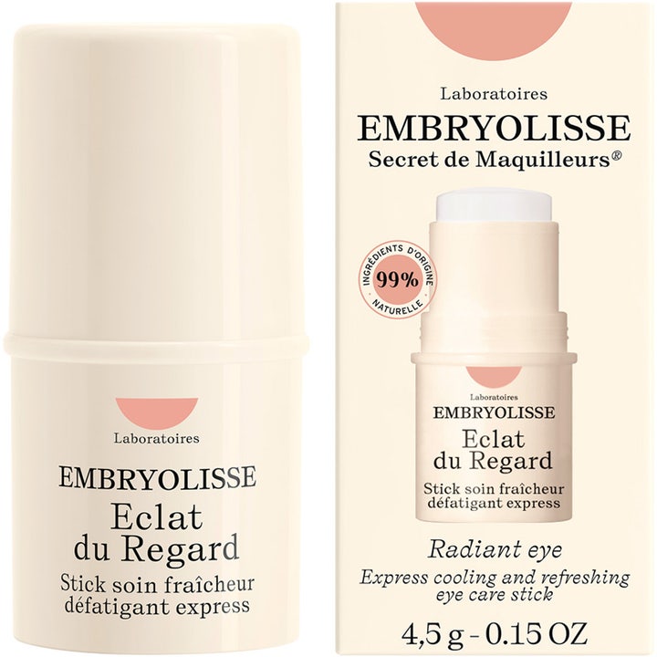 Embryolisse Radiant Eye 4,5 g opfriskende øjencreme i stick og æske med 99% naturlige ingredienser