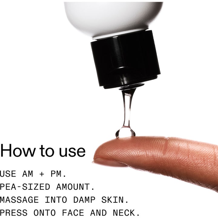 The INKEY List Hyaluronic Acid Serum 60 ml fugtgivende serum med klare dråber af hyaluronsyre på hvid baggrund